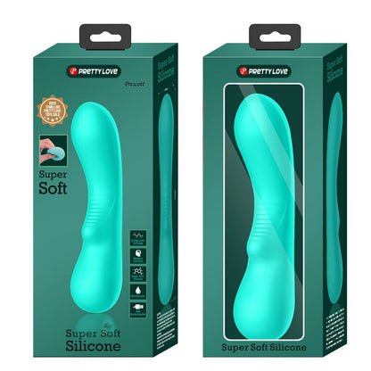 PRETTY LOVE - PRESCOTT RECHARGEABLE VIBRATOR AQUA GREEN - My naughty haven #