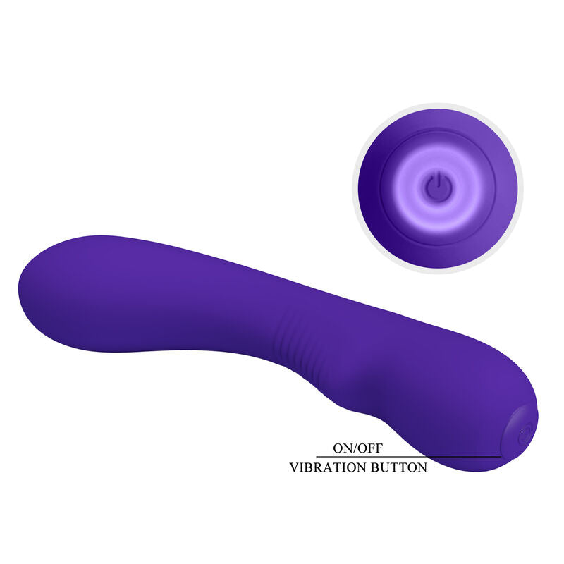 PRETTY LOVE - PRESCOTT RECHARGEABLE VIBRATOR PURPLE - My naughty haven #