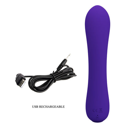 PRETTY LOVE - PRESCOTT RECHARGEABLE VIBRATOR PURPLE - My naughty haven #