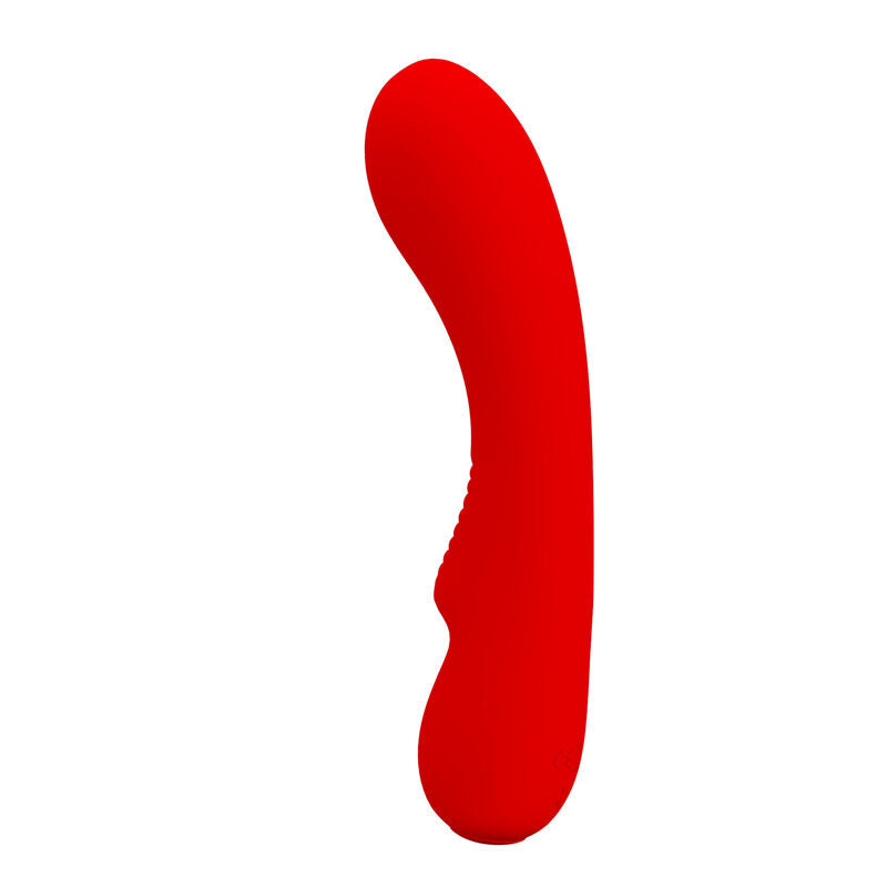 PRETTY LOVE - PRESCOTT RECHARGEABLE VIBRATOR RED - My naughty haven #