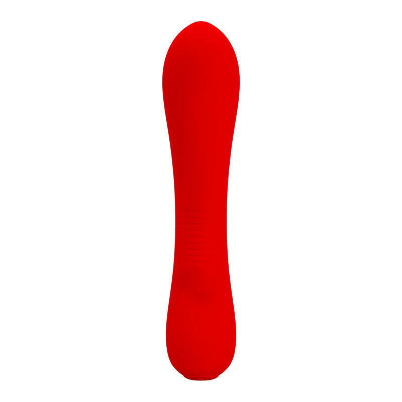 PRETTY LOVE - PRESCOTT RECHARGEABLE VIBRATOR RED - My naughty haven #