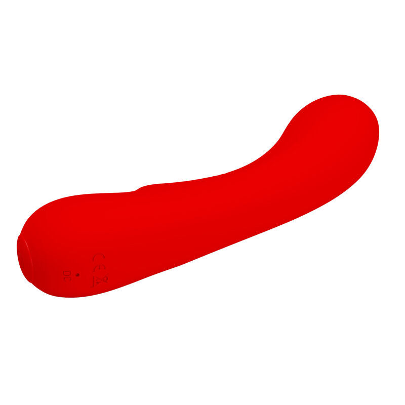 PRETTY LOVE - PRESCOTT RECHARGEABLE VIBRATOR RED - My naughty haven #