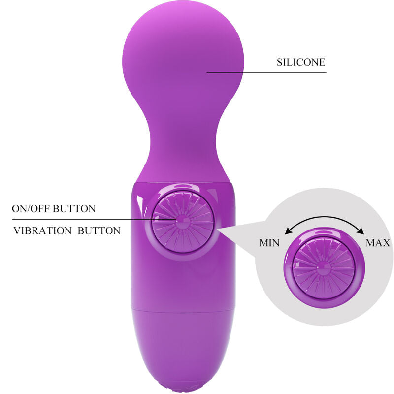 PRETTY LOVE - PURPLE MINI PERSONAL MASSAGER - My naughty haven #