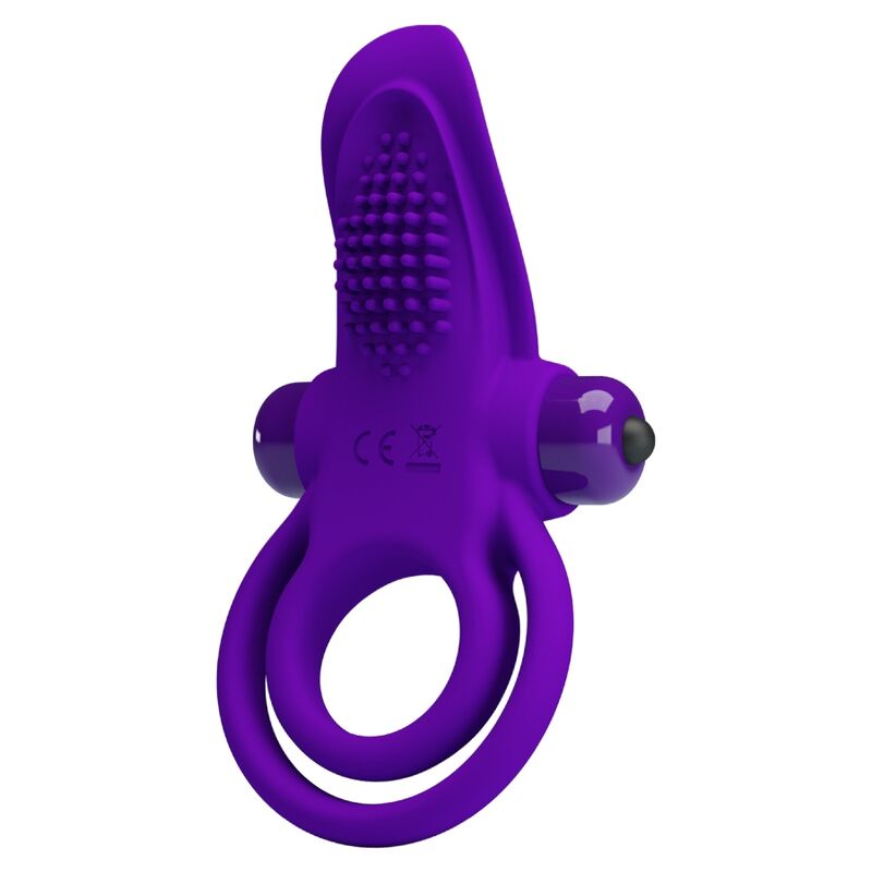 PRETTY LOVE - PURPLE VIBRATING PENIS RING - My naughty haven #