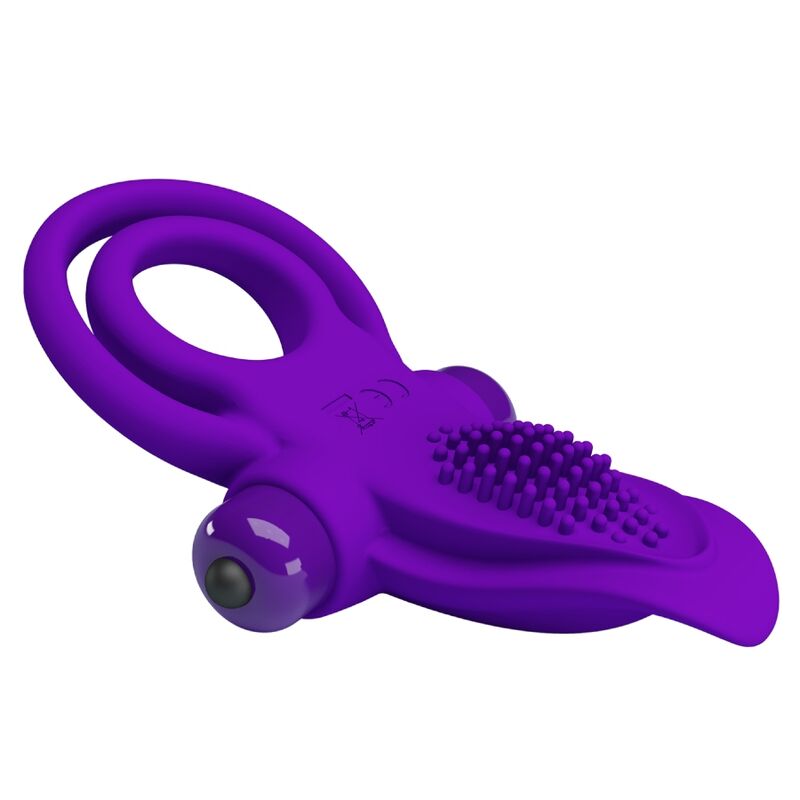 PRETTY LOVE - PURPLE VIBRATING PENIS RING - My naughty haven #