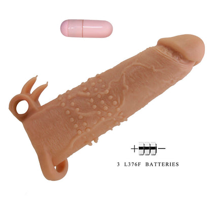 PRETTY LOVE - QUILLON PENIS SLEEVE WITH CLITORAL STIMULATOR AND VIBRATION - My naughty haven #