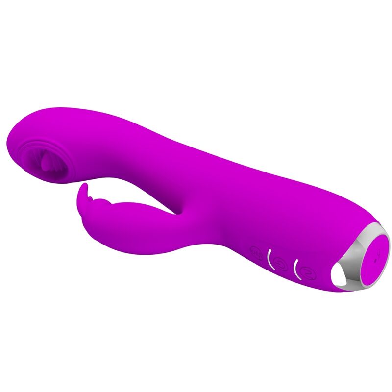 PRETTY LOVE - RACHEL RECHARGEABLE VIBRATOR WITH PURPLE SUCTION CUP - My naughty haven #