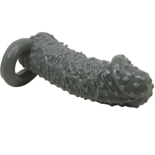 PRETTY LOVE - REALISTIC PENIS ENLARGER AND DELAY SLEEVE MODEL 2 GREY - My naughty haven #