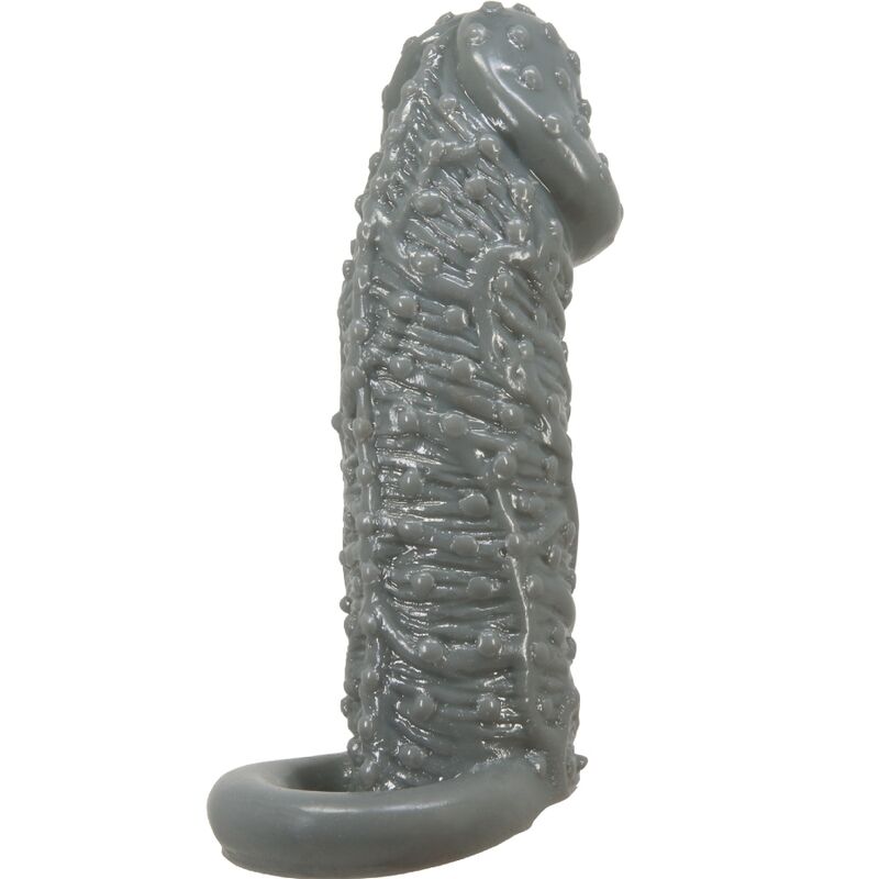 PRETTY LOVE - REALISTIC PENIS ENLARGER AND DELAY SLEEVE MODEL 2 GREY - My naughty haven #