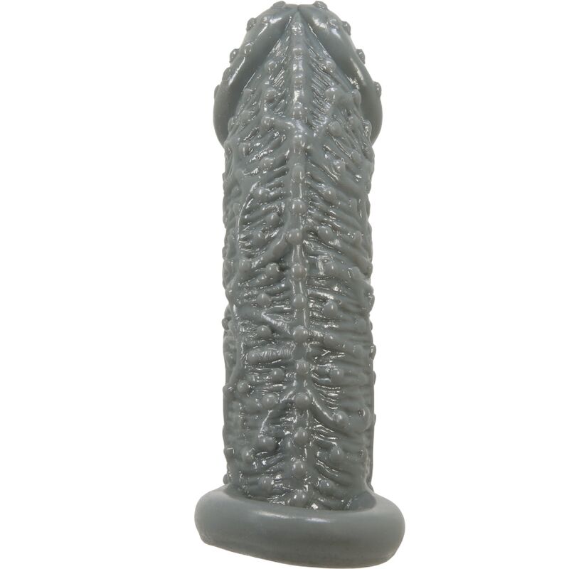 PRETTY LOVE - REALISTIC PENIS ENLARGER AND DELAY SLEEVE MODEL 2 GREY - My naughty haven #