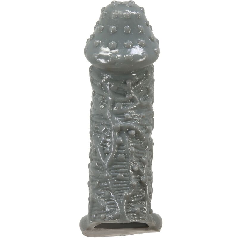 PRETTY LOVE - REALISTIC PENIS ENLARGER AND DELAY SLEEVE MODEL 2 GREY - My naughty haven #