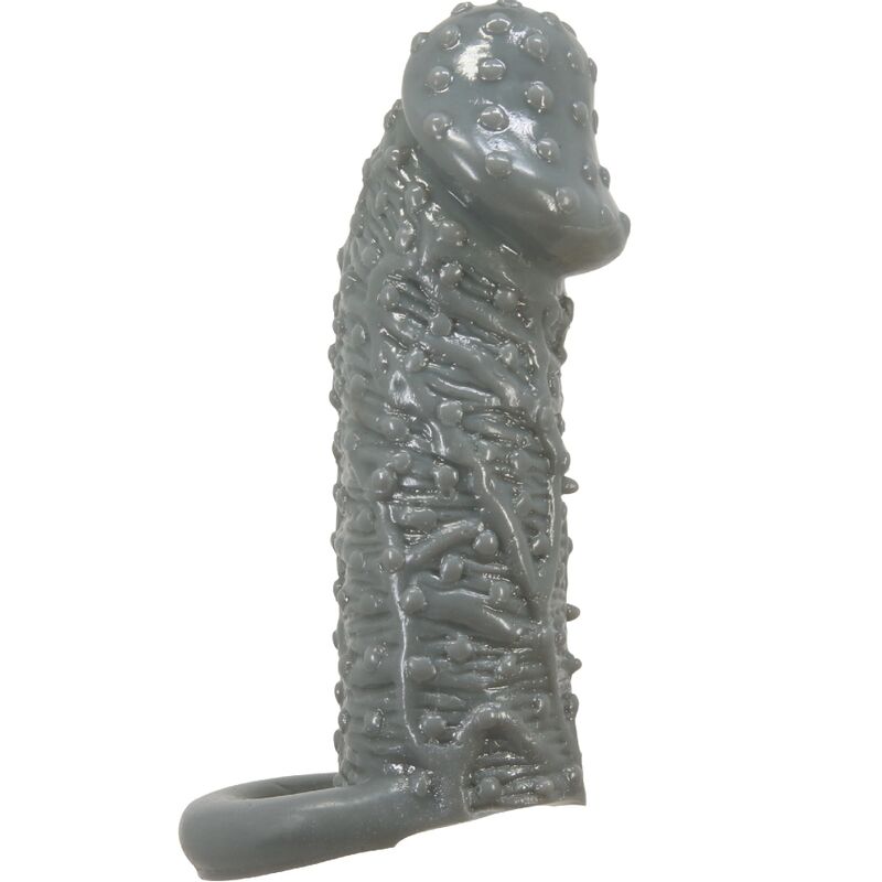 PRETTY LOVE - REALISTIC PENIS ENLARGER AND DELAY SLEEVE MODEL 2 GREY - My naughty haven #