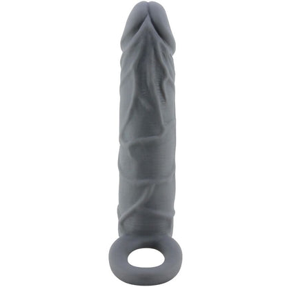 PRETTY LOVE - REALISTIC SKIN PENIS SLEEVE DARK GREY - My naughty haven #