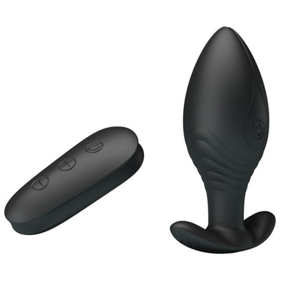 PRETTY LOVE - REGINA ANAL PLUG RECHARGEABLE VIBRATOR BLACK - My naughty haven #