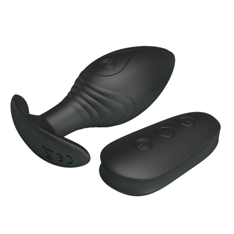 PRETTY LOVE - REGINA ANAL PLUG RECHARGEABLE VIBRATOR BLACK - My naughty haven #