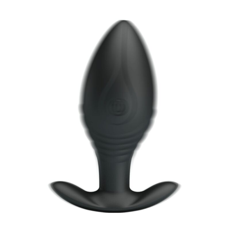 PRETTY LOVE - REGINA ANAL PLUG RECHARGEABLE VIBRATOR BLACK - My naughty haven #