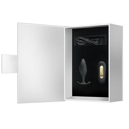 PRETTY LOVE - REGINA ANAL PLUG RECHARGEABLE VIBRATOR BLACK - My naughty haven #