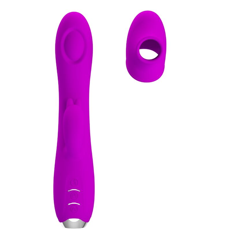 PRETTY LOVE - REGINA RECHARGEABLE VIBRATOR-SUCTION GEL PURPLE - My naughty haven #