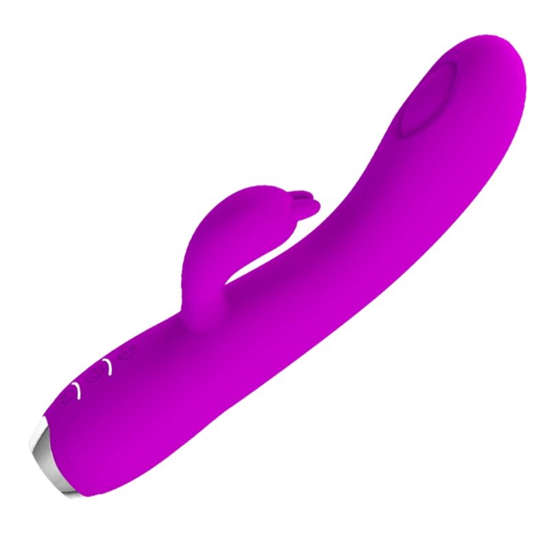 PRETTY LOVE - REGINA RECHARGEABLE VIBRATOR-SUCTION GEL PURPLE - My naughty haven #