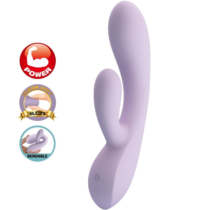 PRETTY LOVE - ROSOLYN RABBIT VIBRATOR 10 VIBRATIONS PURPLE - My naughty haven #