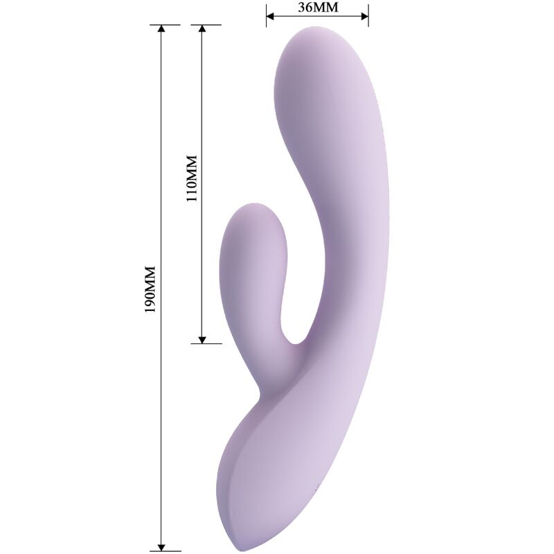 PRETTY LOVE - ROSOLYN RABBIT VIBRATOR 10 VIBRATIONS PURPLE - My naughty haven #