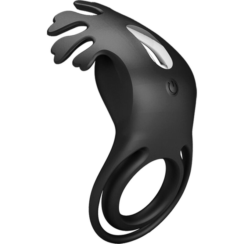 PRETTY LOVE - RUBEN VIBRATOR RING 7 VIBRATIONS BLACK SILICONE - My naughty haven #