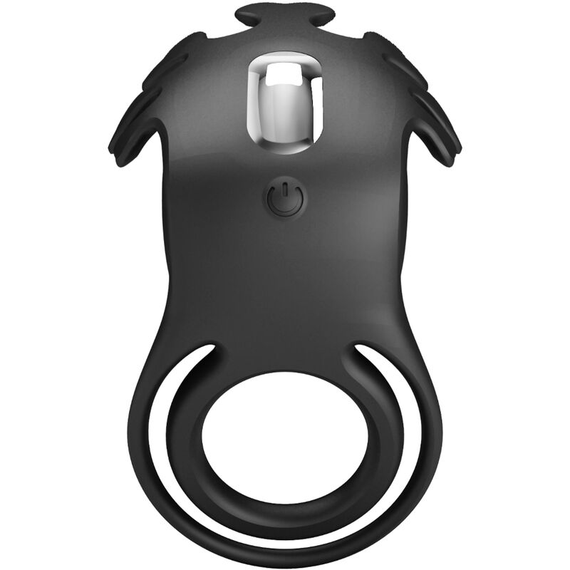 PRETTY LOVE - RUBEN VIBRATOR RING 7 VIBRATIONS BLACK SILICONE - My naughty haven #