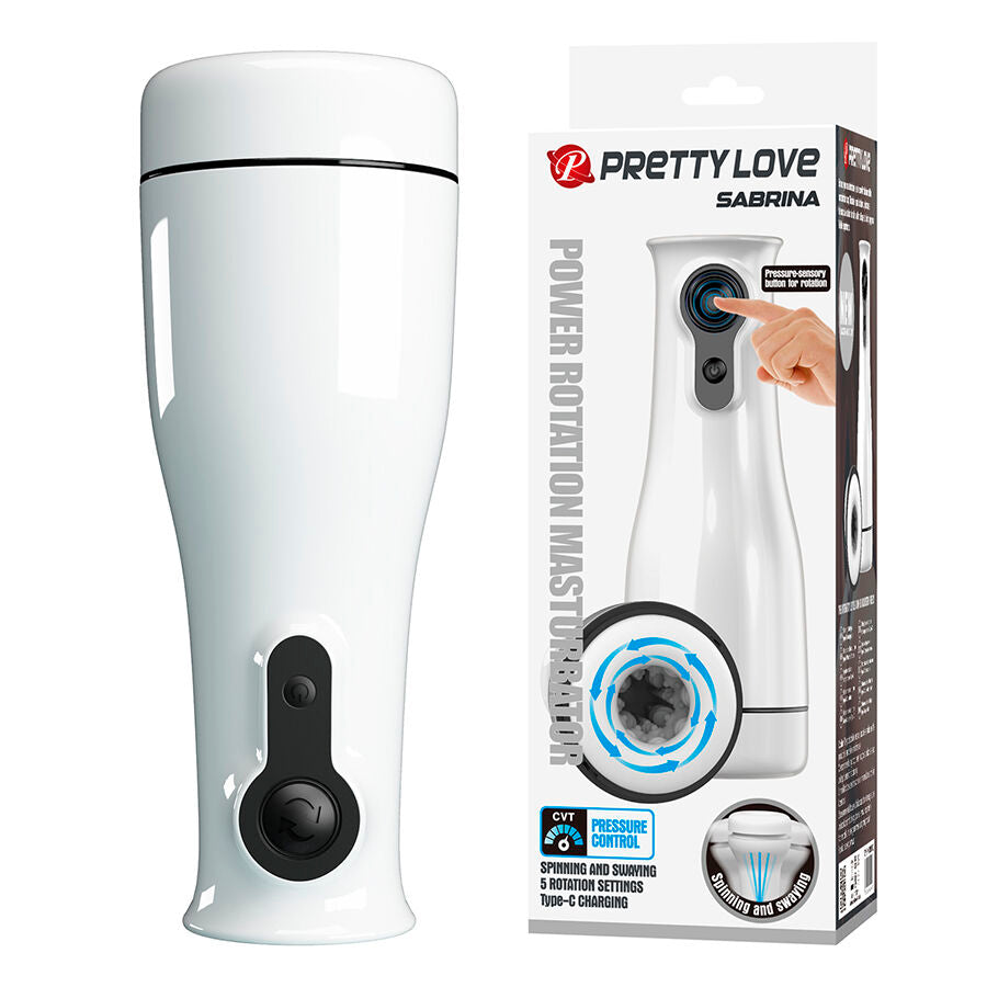 PRETTY LOVE - SABRINA ROTATING AND ROCKING MALE MASTURBATOR - My naughty haven #