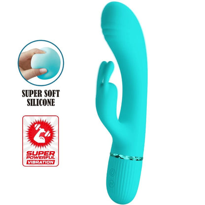 PRETTY LOVE - SCOCCO VIBRATOR RABBIT TURQUOISE - My naughty haven #