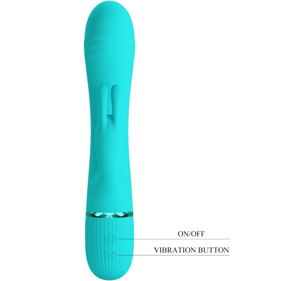 PRETTY LOVE - SCOCCO VIBRATOR RABBIT TURQUOISE - My naughty haven #