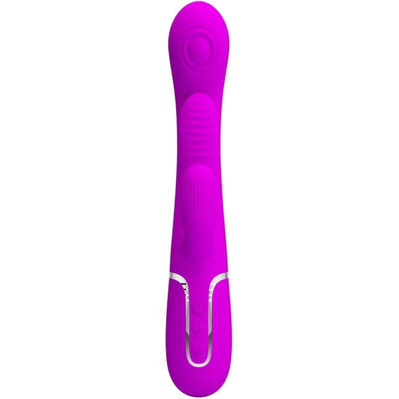 PRETTY LOVE - SHANIA TRIPLE RABBIT VIBRATOR MULTIFUNCTION PINK - My naughty haven #