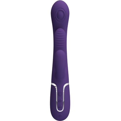 PRETTY LOVE - SHANIA TRIPLE RABBIT VIBRATOR MULTIFUNCTION PURPLE - My naughty haven #
