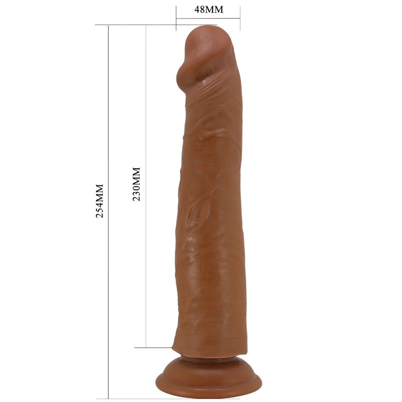 PRETTY LOVE - SHARIFE REALISTIC DILDO 25 CM BROWN - My naughty haven #