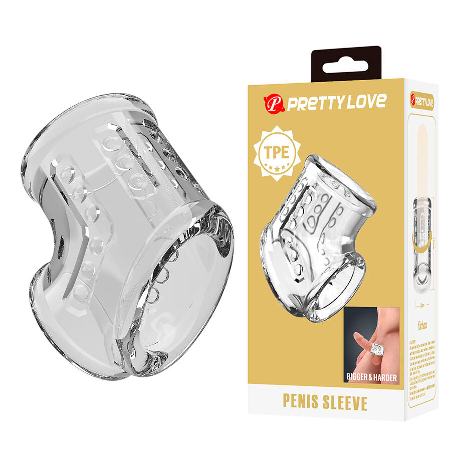 PRETTY LOVE - SHORT TRANSPARENT PENIS SHEATH - My naughty haven #