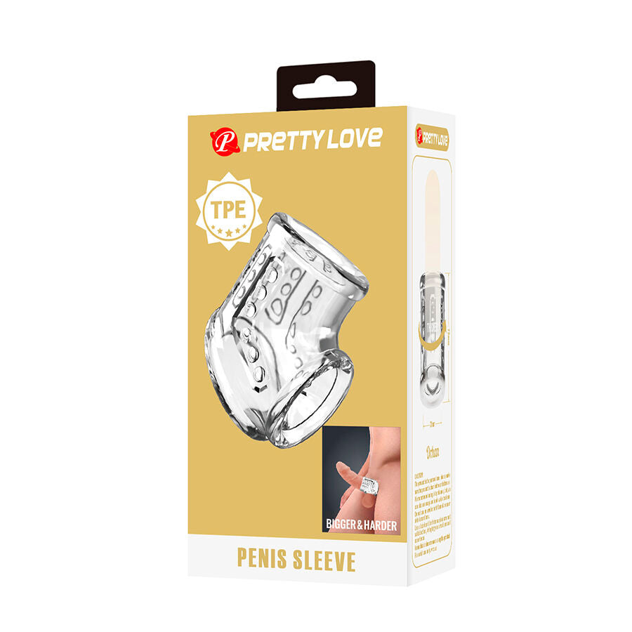 PRETTY LOVE - SHORT TRANSPARENT PENIS SHEATH - My naughty haven #