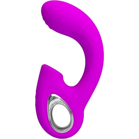 PRETTY LOVE - SIBEL SIBEL G-SPOT VIBRATOR + CLITORIS STIMULATOR 10 VIBRATIONS PURPLE - My naughty haven #