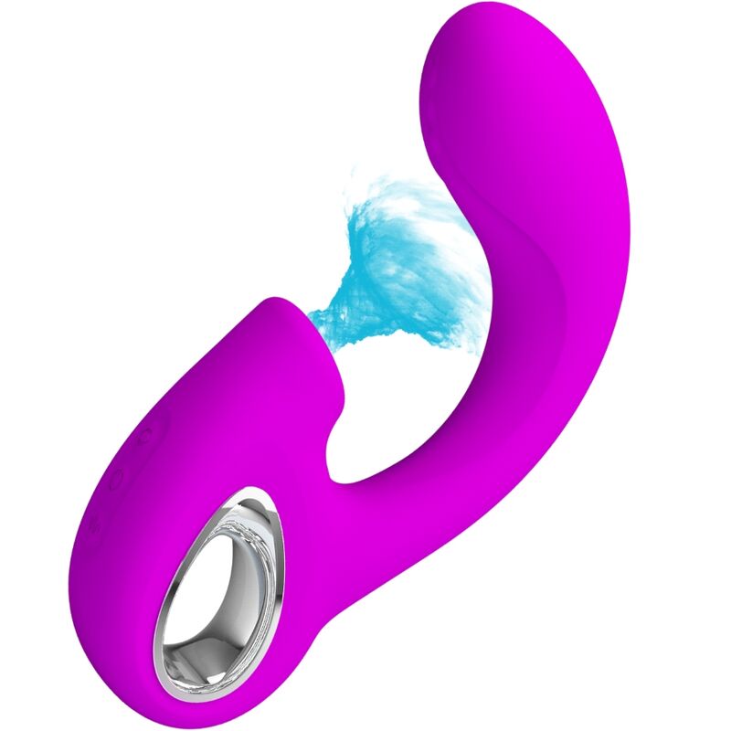 PRETTY LOVE - SIBEL SIBEL G-SPOT VIBRATOR + CLITORIS STIMULATOR 10 VIBRATIONS PURPLE - My naughty haven #
