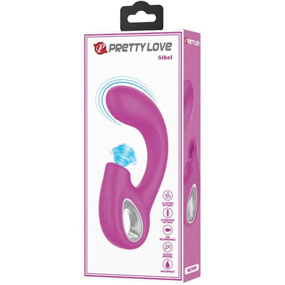 PRETTY LOVE - SIBEL SIBEL G-SPOT VIBRATOR + CLITORIS STIMULATOR 10 VIBRATIONS PURPLE - My naughty haven #