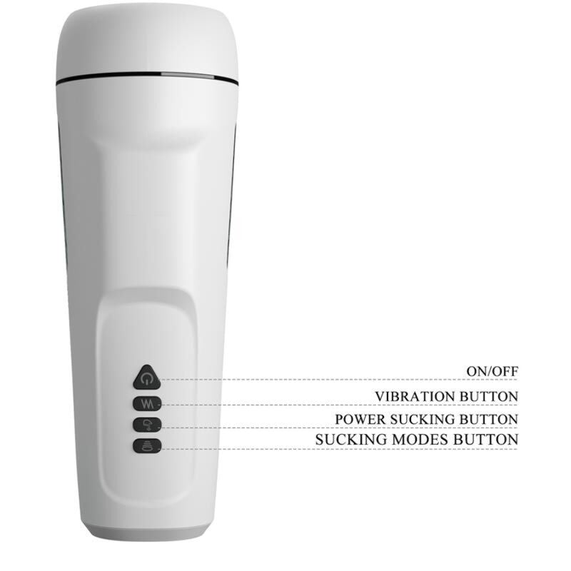 PRETTY LOVE - SIENNA VIBRATING MALE MASTURBATOR WITH VOICE AND SUCTION - My naughty haven #