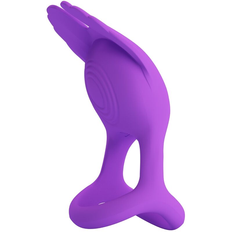 PRETTY LOVE - SILAS VIBRANT PENIS RING 7 VIBRATIONS PURPLE SILICONE - My naughty haven #