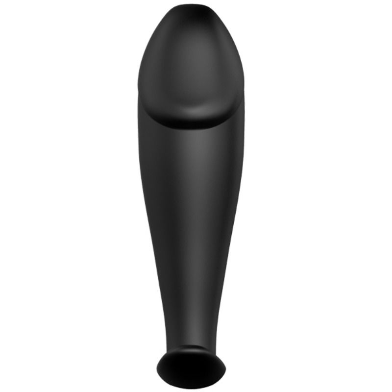 PRETTY LOVE - SILICONE ANAL PLUG PENIS FORM AND 12 VIBRATION MODES BLACK - My naughty haven #