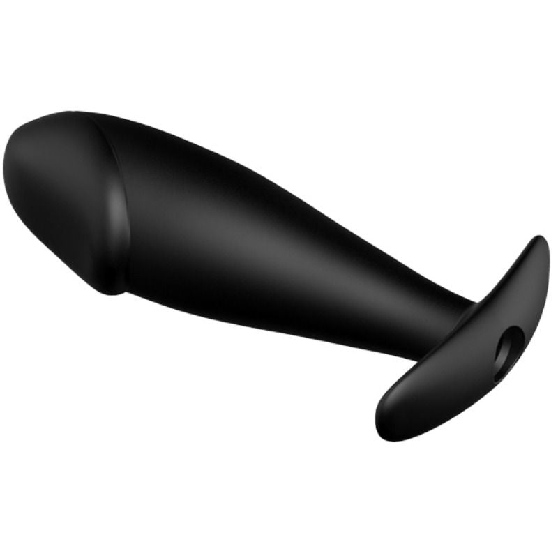 PRETTY LOVE - SILICONE ANAL PLUG PENIS FORM AND 12 VIBRATION MODES BLACK - My naughty haven #