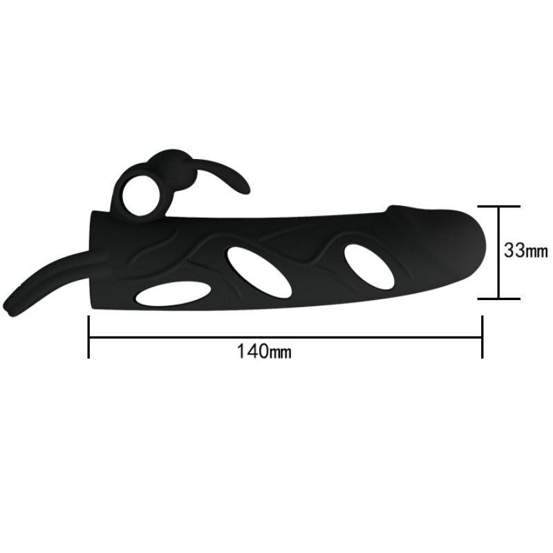 PRETTY LOVE - SILICONE COVER WITH VIBRATION 14 CM 1.0 - My naughty haven #