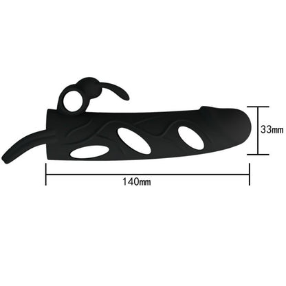 PRETTY LOVE - SILICONE COVER WITH VIBRATION 14 CM 1.0 - My naughty haven #