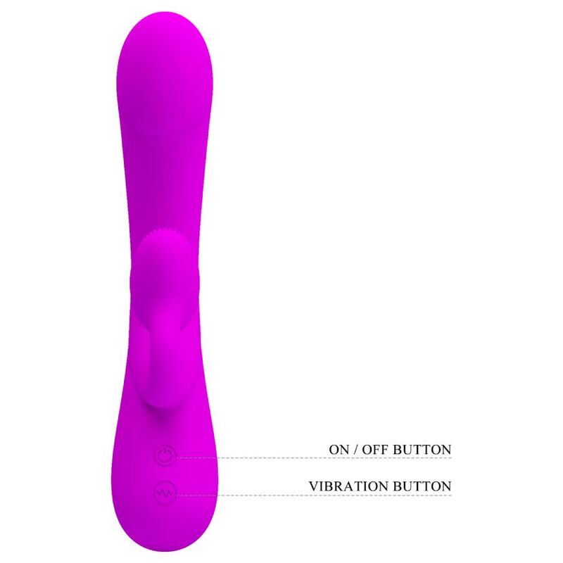 PRETTY LOVE - SINCERE SILICONE CLITORAL VIBRATOR AND SUCKER PURPLE - My naughty haven #