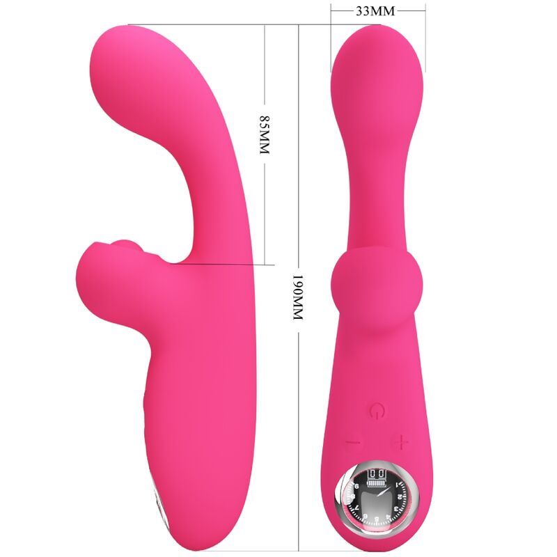 PRETTY LOVE - SKYLAR PINK STIMULATOR VIBRATOR - My naughty haven #