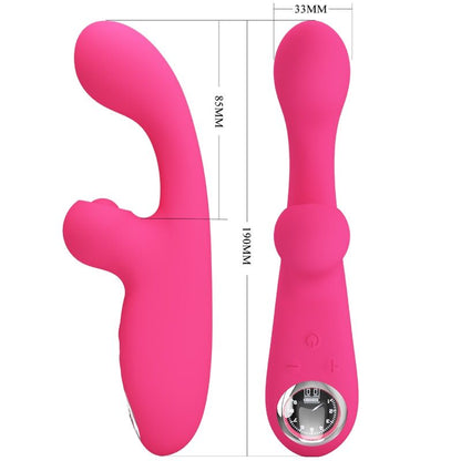 PRETTY LOVE - SKYLAR PINK STIMULATOR VIBRATOR - My naughty haven #