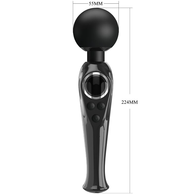 PRETTY LOVE - SKYLER VIBRATOR WAND BLACK - My naughty haven #