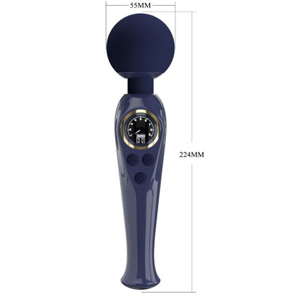 PRETTY LOVE - SKYLER VIBRATOR WAND BLUE - My naughty haven #