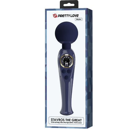 PRETTY LOVE - SKYLER VIBRATOR WAND BLUE - My naughty haven #